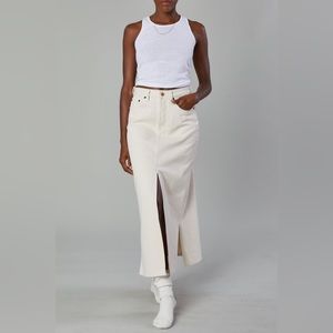 Still Here New York Panama skirt in Bone - size 29 (US 8)